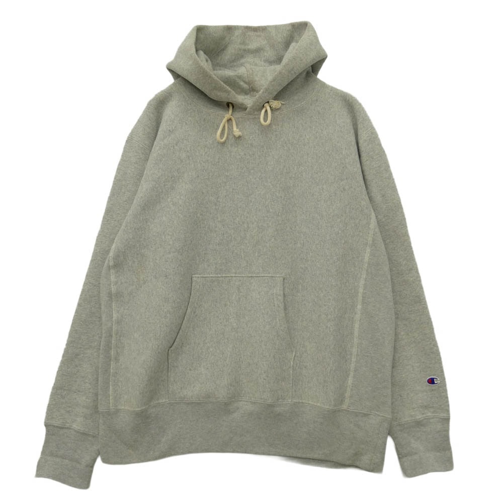 Champion チャンピオン C3-W102 REVERSE WEAVER リバース ウィーブ プルオーバー スウェット パーカー グレー系 XXL【中古】