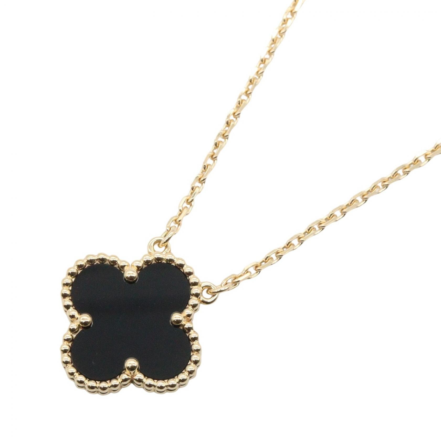 ヴァンクリーフ&アーペル Van Cleef & Arpels ヴィンテージアルハンブラ オニキス ネックレス ネックレス ジュエリー K18(イエローゴールド) オニキス レディース ゴールド系 / ブラック系 VCARA45800 【中古】