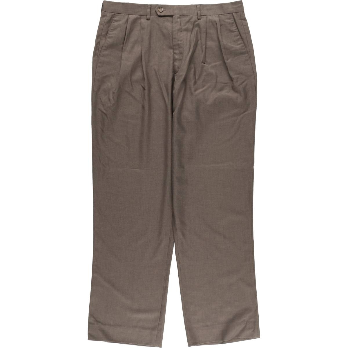 古着 ラルフローレン Ralph Lauren ツータック スラックスパンツ メンズw35相当/eaa541858