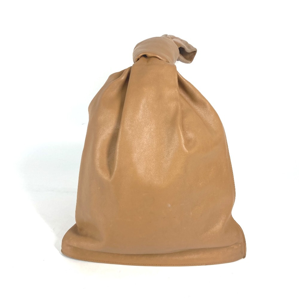 ボッテガヴェネタ BOTTEGA VENETA ザ ツイスト 607964 カバン ポーチ クラッチバッグ ハンドバッグ レザー キャメル ブラウン