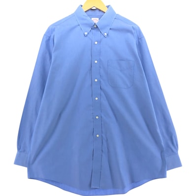 古着 ブルックスブラザーズ Brooks Brothers 346 長袖 ボタンダウンシャツ メンズXL相当/eaa543580