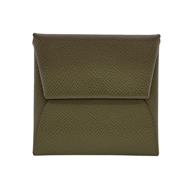 エルメス HERMES コインケース バスティア コンパクトウォレット 小銭入れ ベージュ