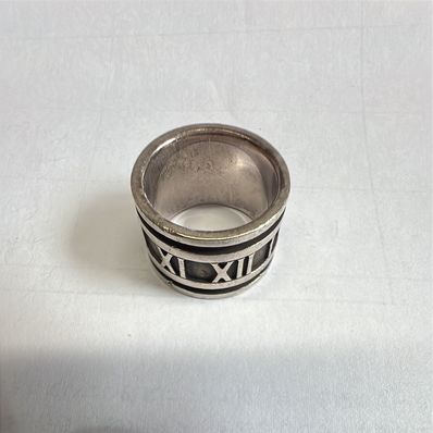 Tiffany & Co. Atlas Wide Ring SV925 "Silver"