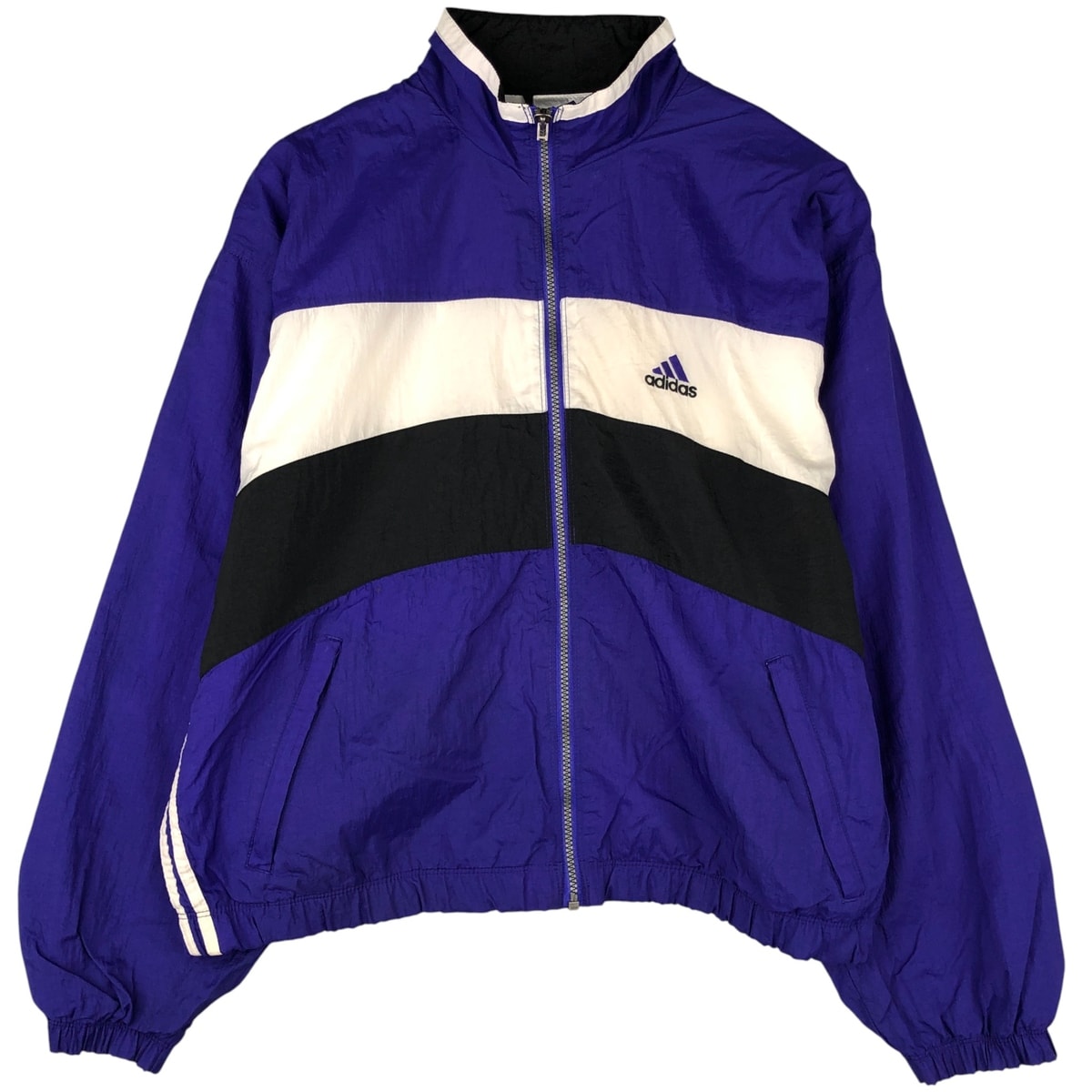 古着 90年代 アディダス adidas バックロゴ ウインドブレーカー メンズL相当 ヴィンテージ/eaa593648
