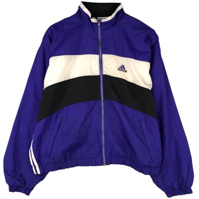 古着 90年代 アディダス adidas バックロゴ ウインドブレーカー メンズL相当 ヴィンテージ/eaa593648