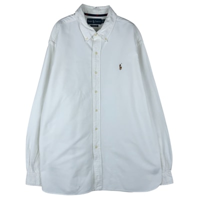 古着 ラルフローレン Ralph Lauren CLASSIC FIT クラシックフィット 長袖 ボタンダウンシャツ メンズXL相当/eaa458856