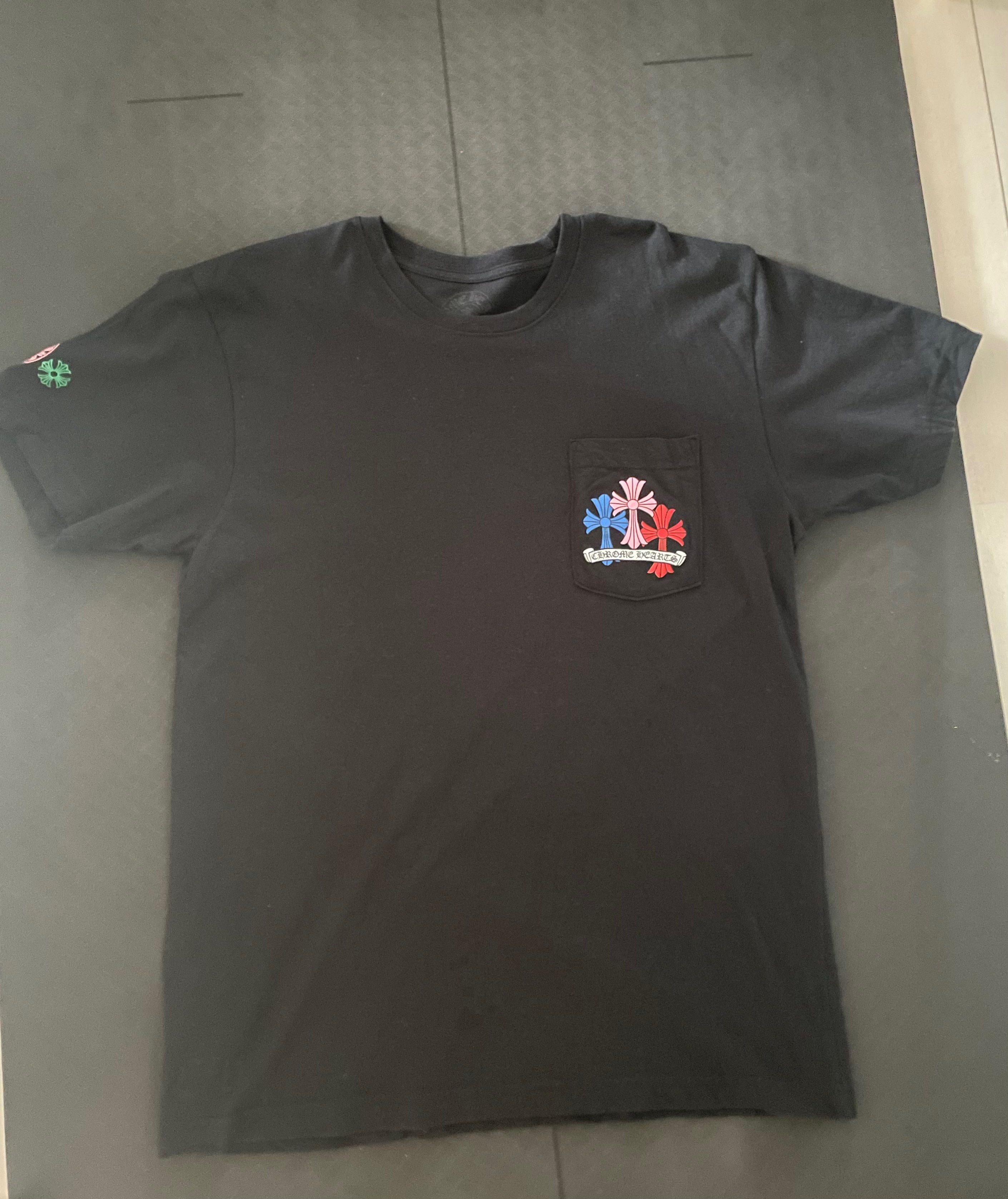 Chrome Hearts Multi Color Cross Cemetery T-Shirt "Black"