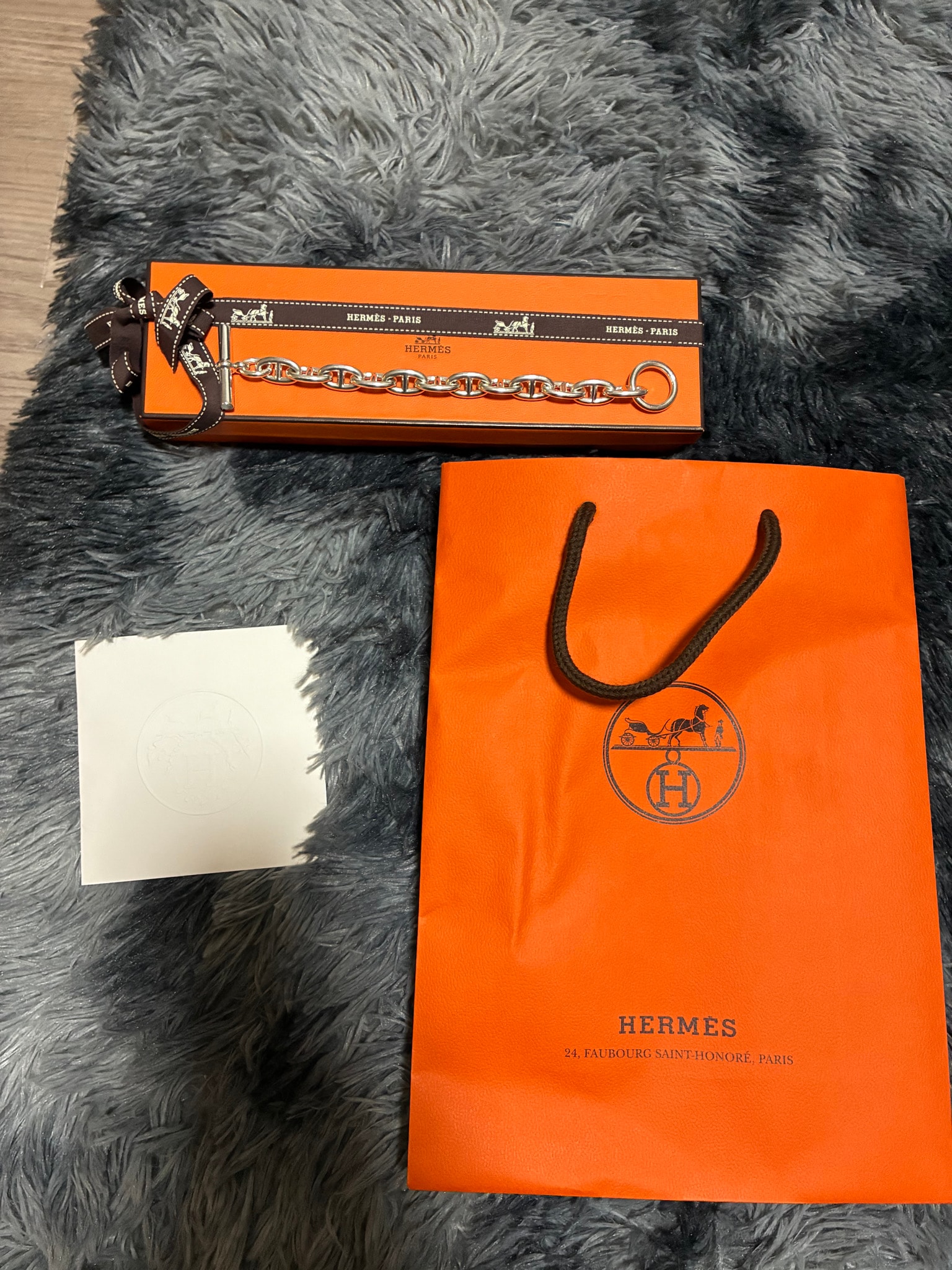 Hermes Chaine D'ancre GM Bracelet "Silver"