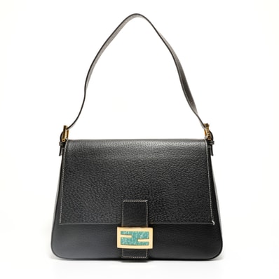 フェンディ FENDI マンマバケット レザー ショルダーバッグ ショルダーバッグ【中古】