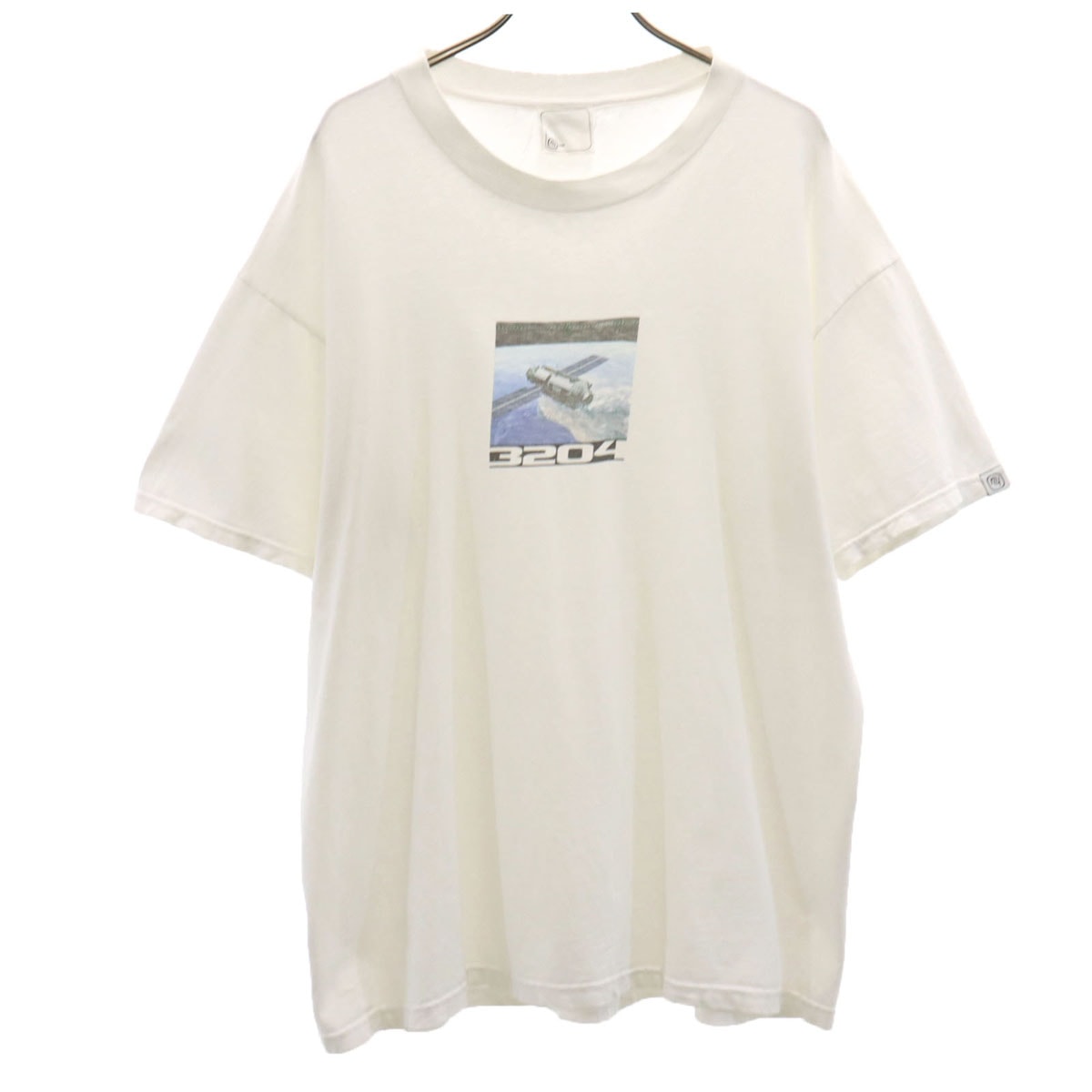 NEIGHBORHOOD ネイバーフッド 90s オールド 初期ネイバー 宇宙衛星 プリント 半袖 Tシャツ L ホワイト