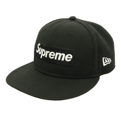Supreme シュプリーム NEW ERA ニューエラ 25AW × NEW ERA Money Box Logo Cap ニューエラ マネー ボックスロゴ キャップ ブラック系【中古】