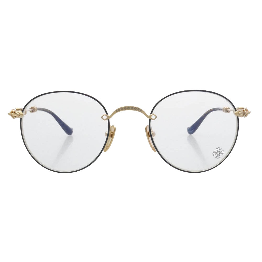 Chrome Hearts BUBBA-A Optical Glasses "Black/Gold"
