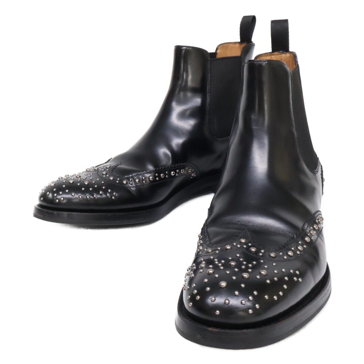 チャーチ DT0004 KETSBY MET ケツビーメット スタッズ サイドゴア チェルシーブーツ 37