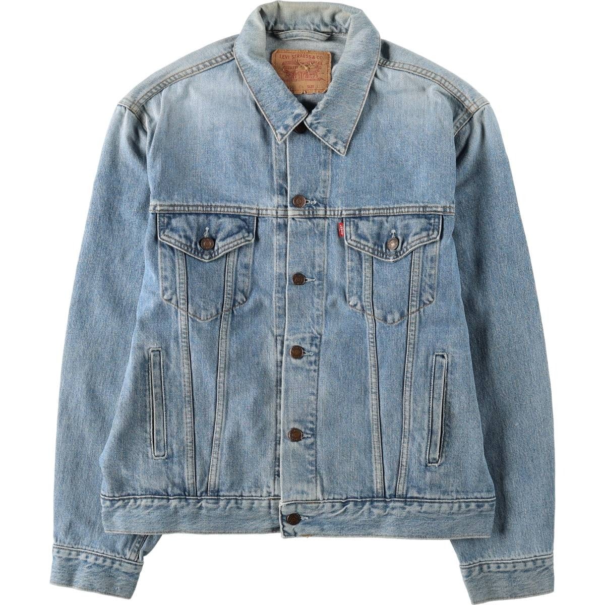 古着 90年代 リーバイス Levi's 70503-0407 デニムジャケット Gジャン イタリア製 メンズXL相当 ヴィンテージ/eaa671037