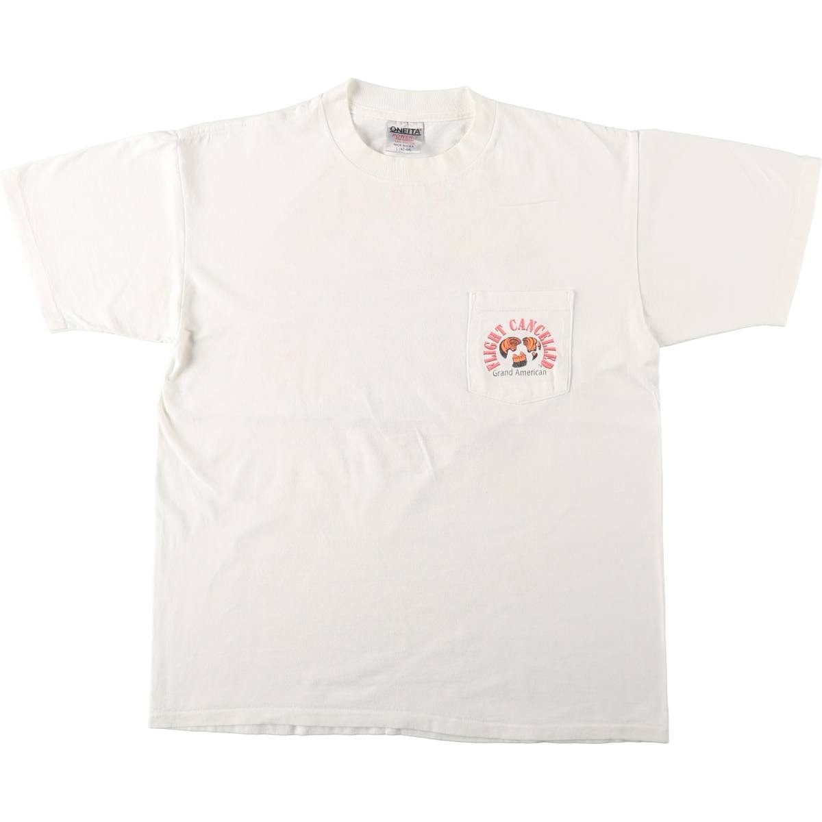 古着 90年代 オニータ ONEITA POWER-T プリントTシャツ USA製 メンズL相当 ヴィンテージ/eaa669934