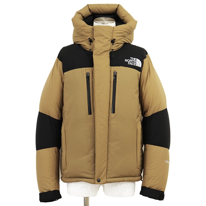 SALE【美品】THE NORTH FACE ザ・ノースフェイス ダウンジャケット バルトロライト サイズ L メンズ ロゴ エンブロイダリー 刺繍 ゴアテックス アウター コヨーテ イエロー系 ベトナム製