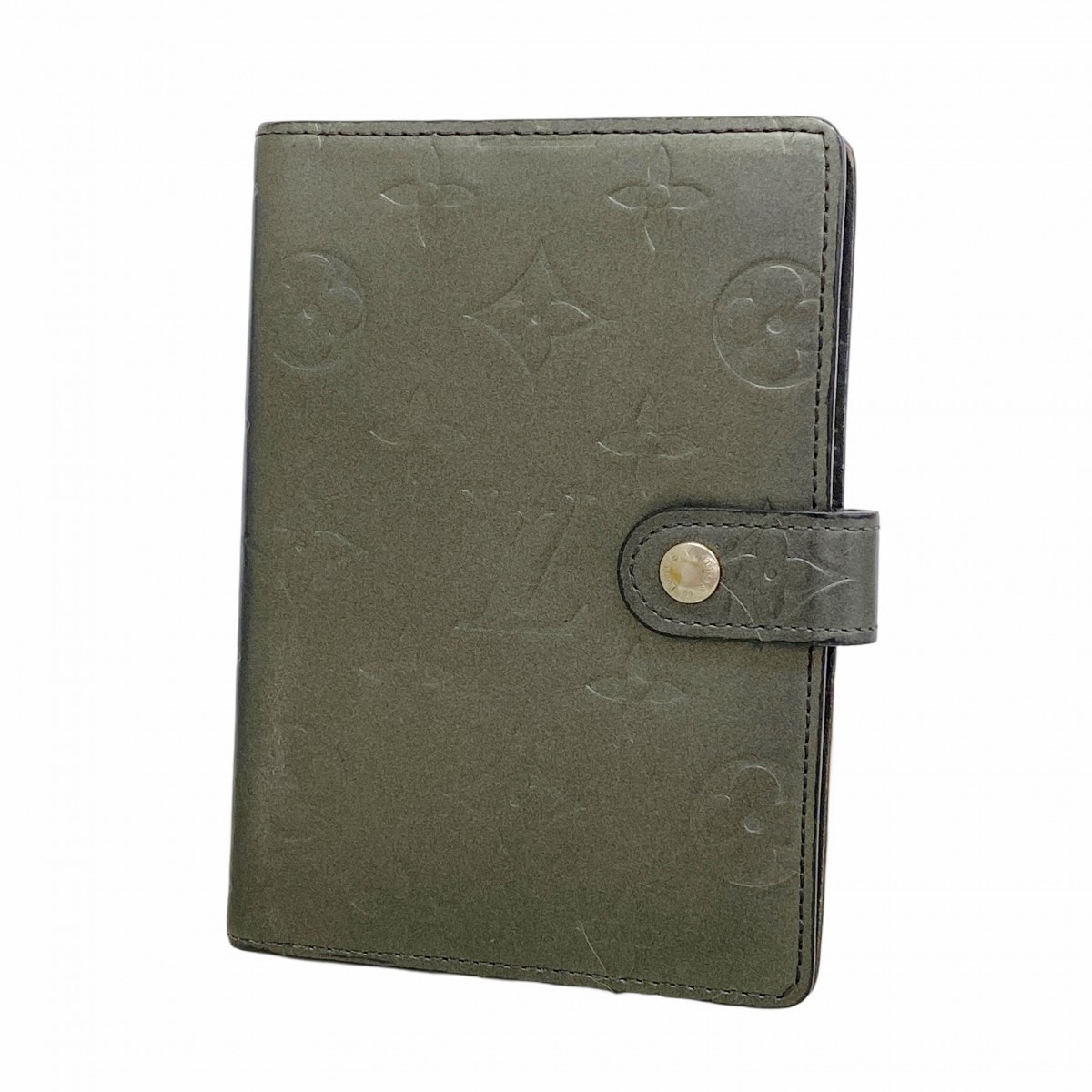 【6dc2693-k】ルイヴィトン 手帳カバー モノグラム・マット アジェンダPM R20932 ノワール【中古】メンズ レディース ユニセックス