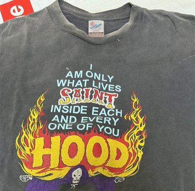 SAINT Mxxxxxx x NEIGHBORHOOD SS Tee STHD.HOOD "Black"