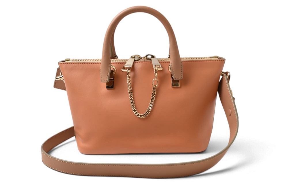 クロエ Chloe ペイリー 2WAYバッグ 3S0171 ハンドバッグ ショルダーバッグ 斜め掛け レザー ウェットサンド/コーラルリーフ レディース【中古】