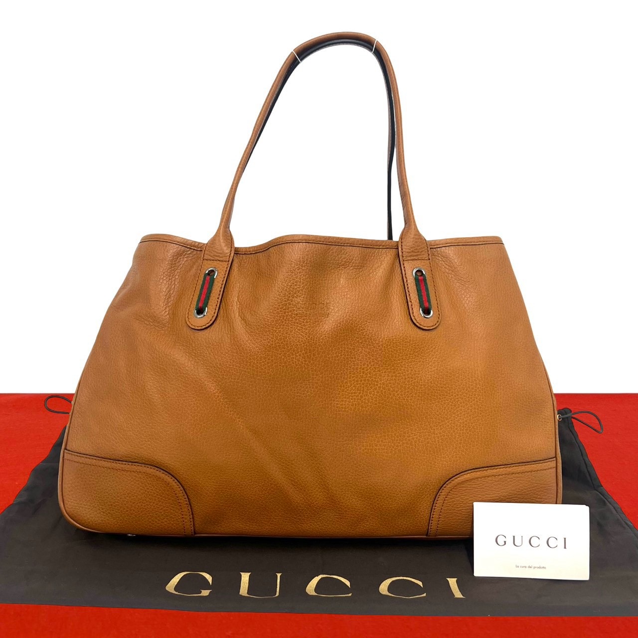 B (目立った傷や汚れなし)】GUCCI グッチ シェリーライン レザー