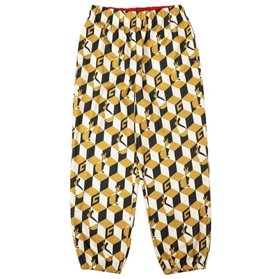 【未使用】GUCCI グッチ トラックパンツ サイズ L メンズ ウサギ ラビット ジオメトリック柄 ボトムス タグ付属 マルチカラー イタリア製