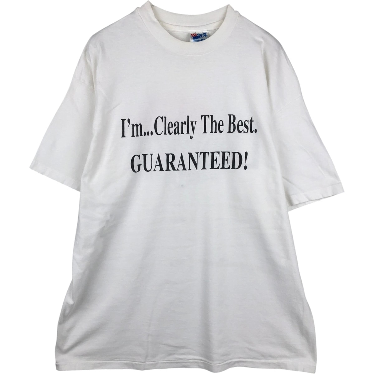 古着 90年代 ヘインズ Hanes BEEFY-T メッセージプリントTシャツ USA製 メンズXL相当 ヴィンテージ/eaa636201