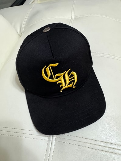 Chrome Hearts Baseball Cap 5 Panel CH "Black/Yellow"
