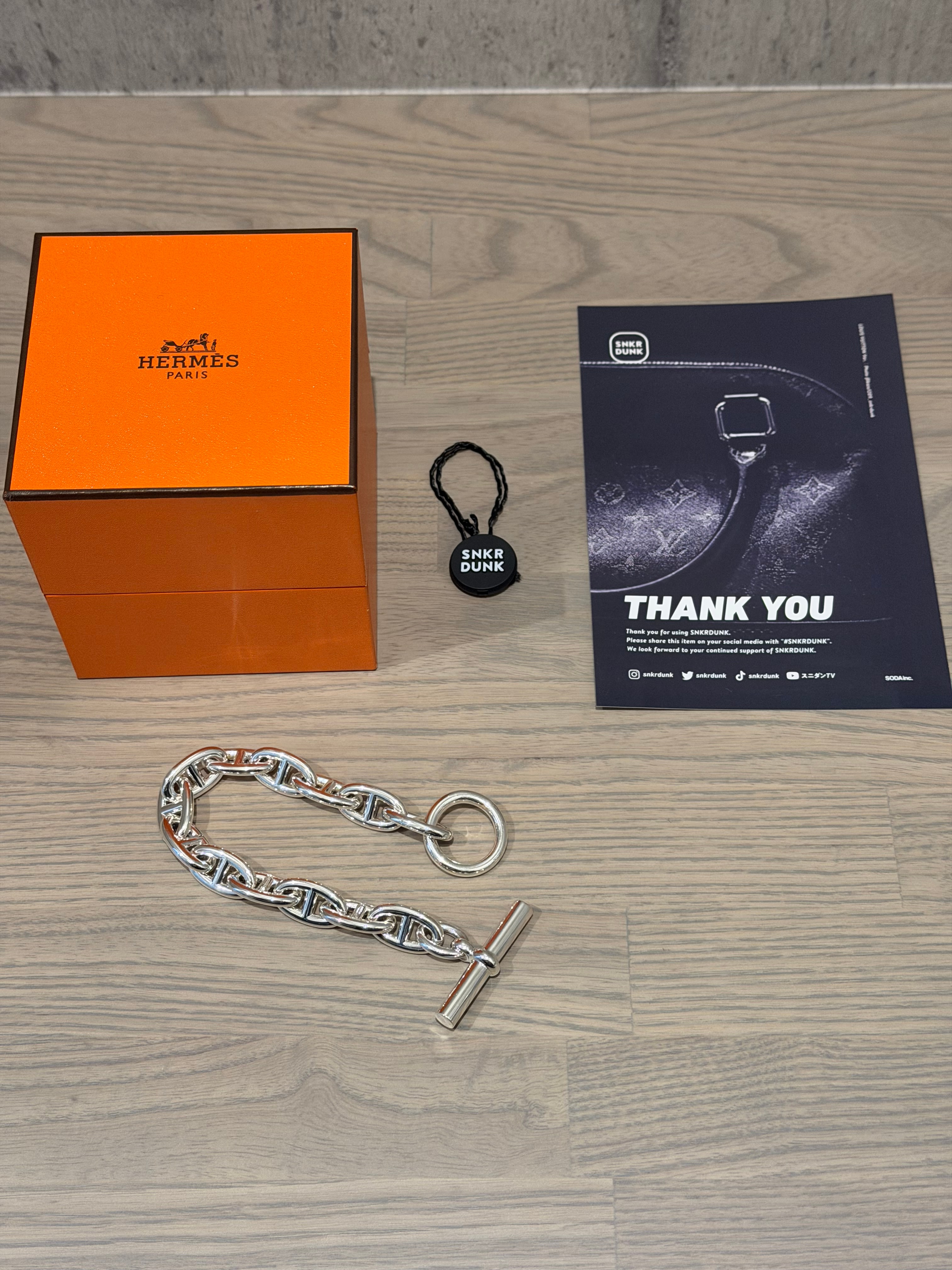 Hermes Chaine D'ancre GM Bracelet "Silver"