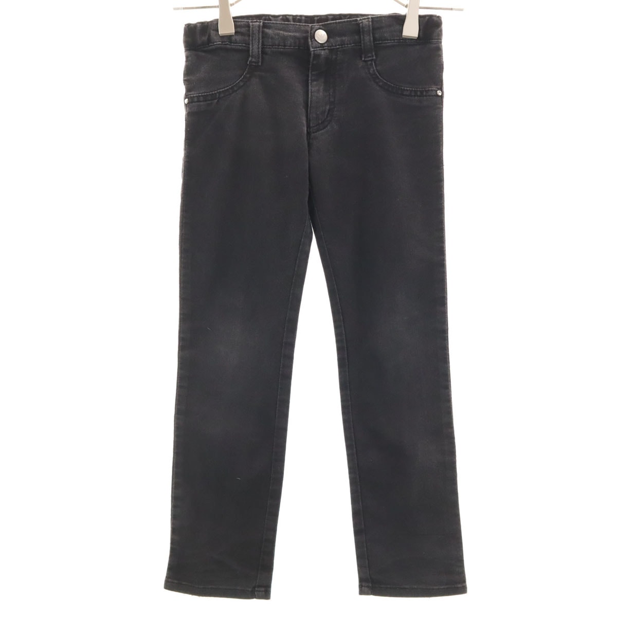 ARMANI JUNIOR アルマーニ ジュニア パンツ 6A ブラック ジーンズ ストレッチ