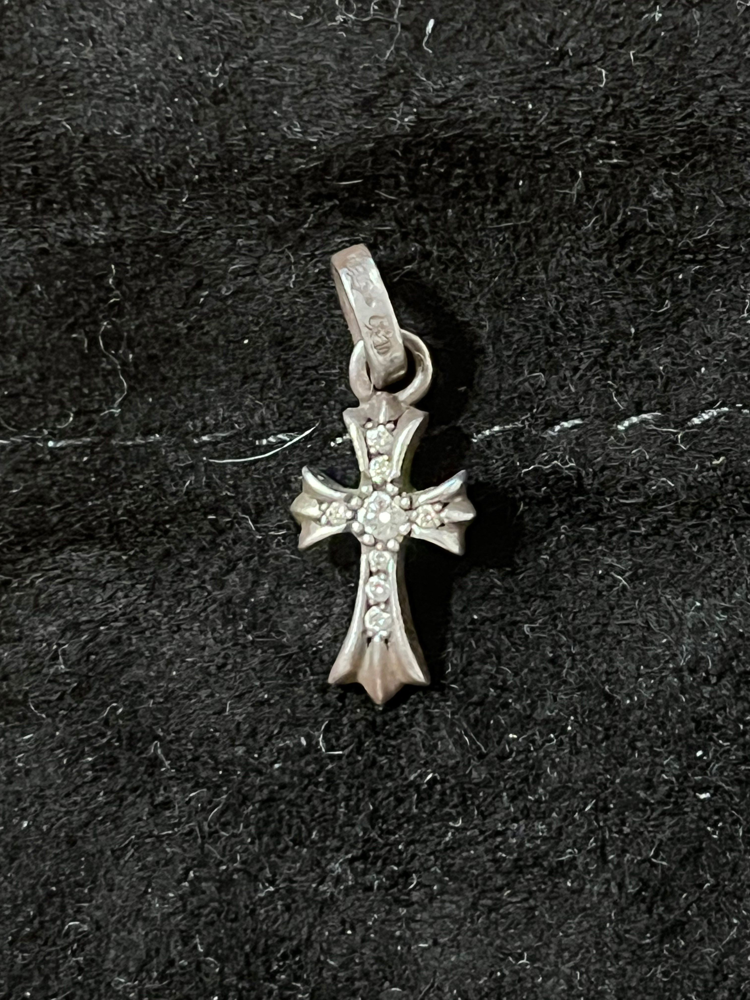 クロムハーツ ベビーファット PAVEダイヤ/チャーム シルバー