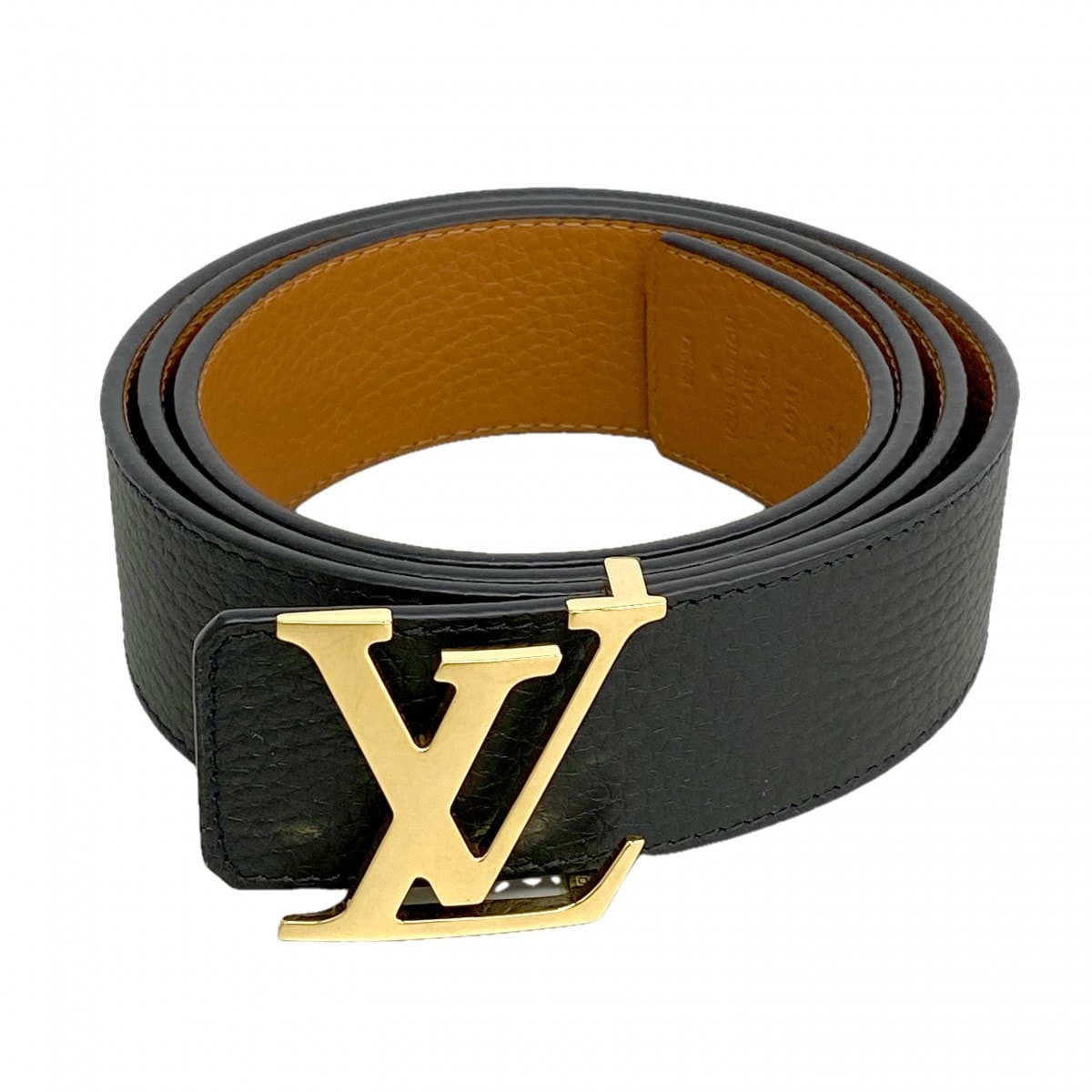 ★ 세일 [6fa0140-k] 루이비통 벨트 토뤼옹 벨트 LV 이니셜 40MM 리버서블 M9151 브라운 누아르 [중고] 남성 여성 남녀공용