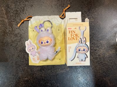 POP MART THE MONSTERS (LABUBU) Pin for Love Series-Vinyl Plush Pendant (A-M) E