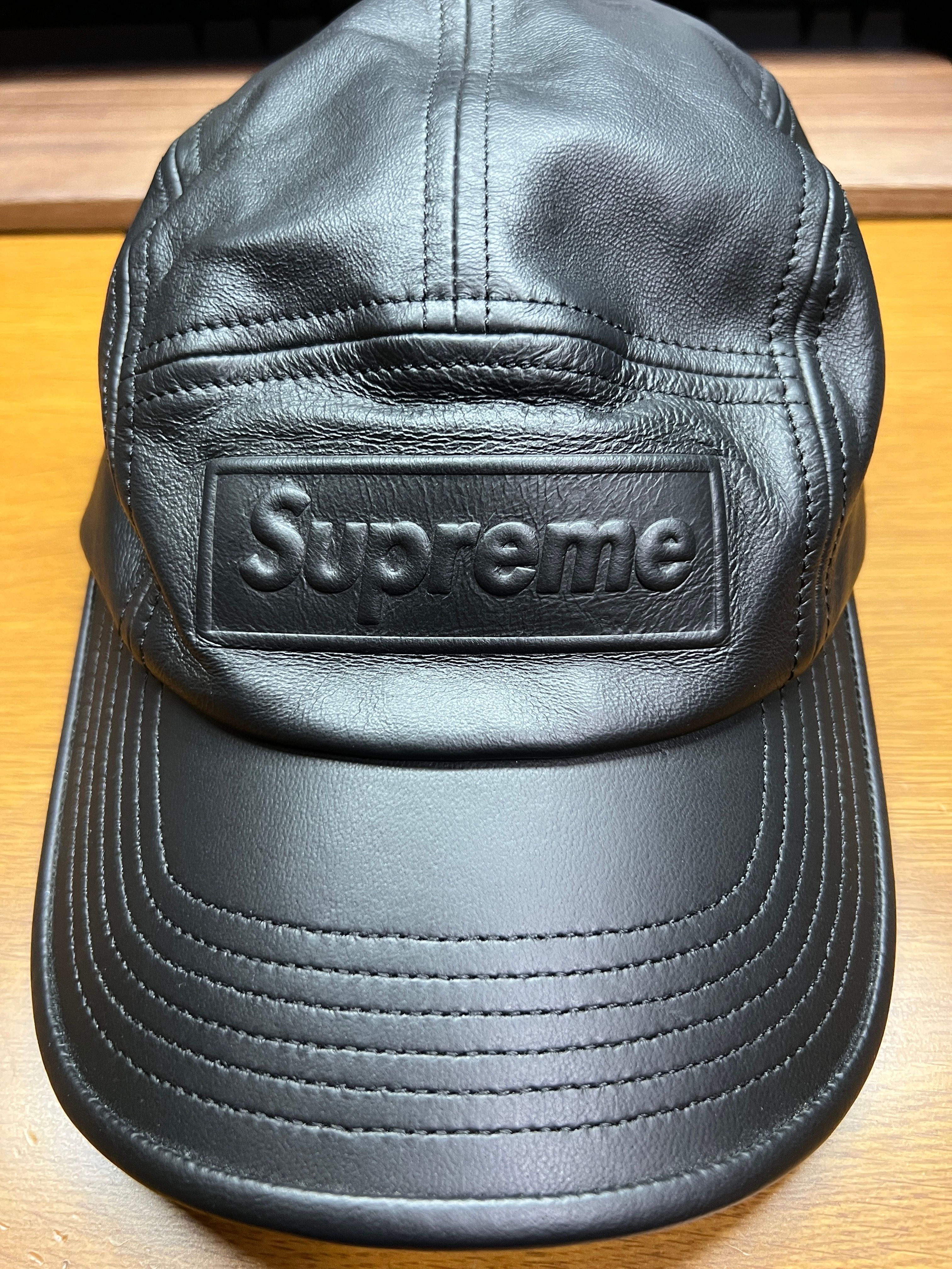 Supreme GORE-TEX Leather Camp Cap 