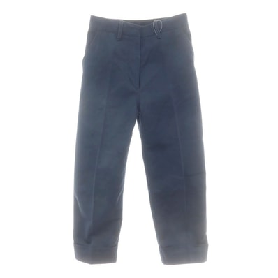 【中古】アクネストゥディオズ ACNE STUDIOS ポリエステルコットン チノパンツ ネイビー【サイズ34】【レディース】