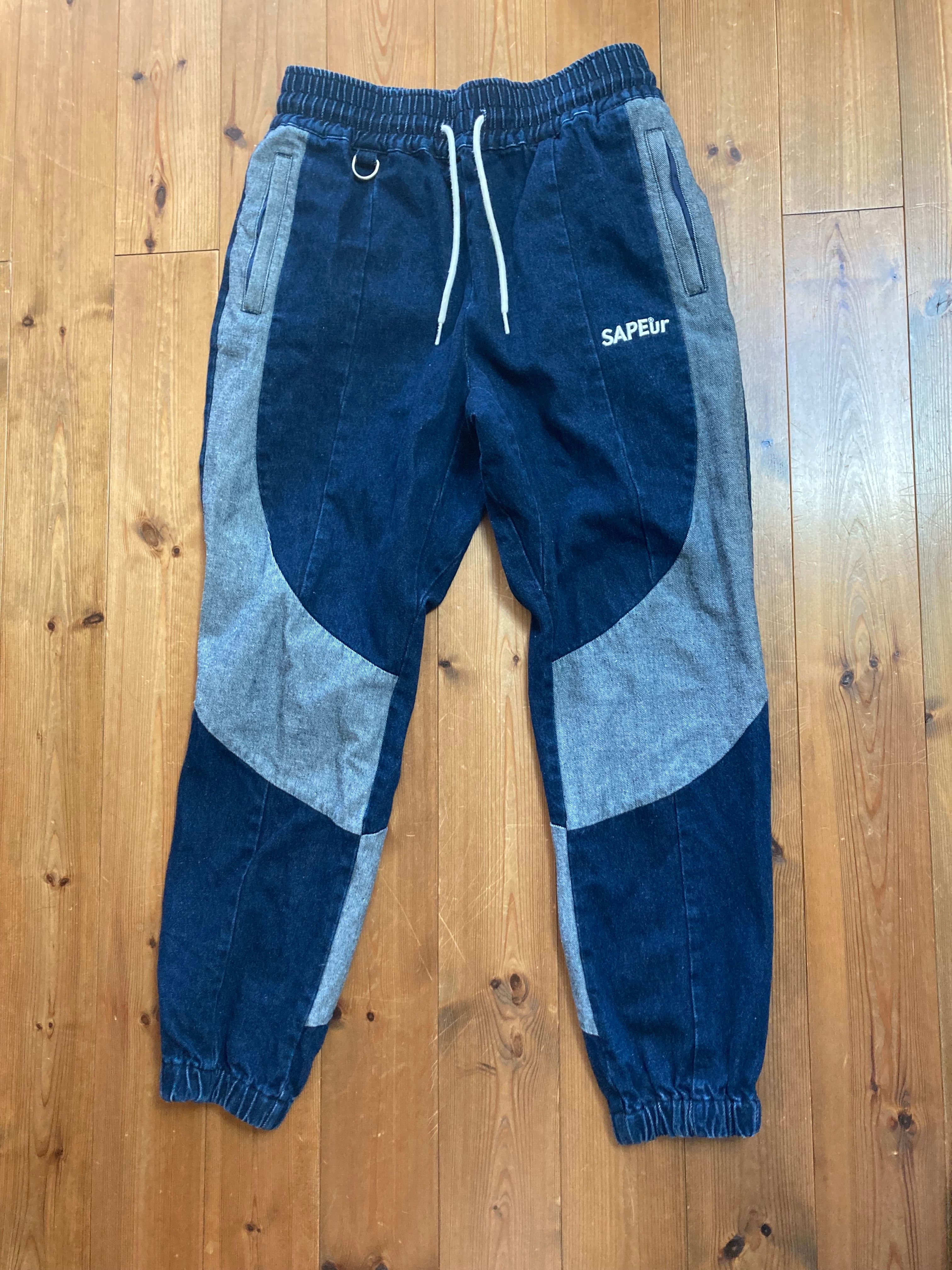 SAPEur DENIM TRACK PANTS "Indigo"