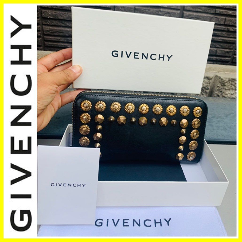 匿名配送■箱付き■GIVENCHY表参道店購入■限定■ジバンシー スタッズ 財布