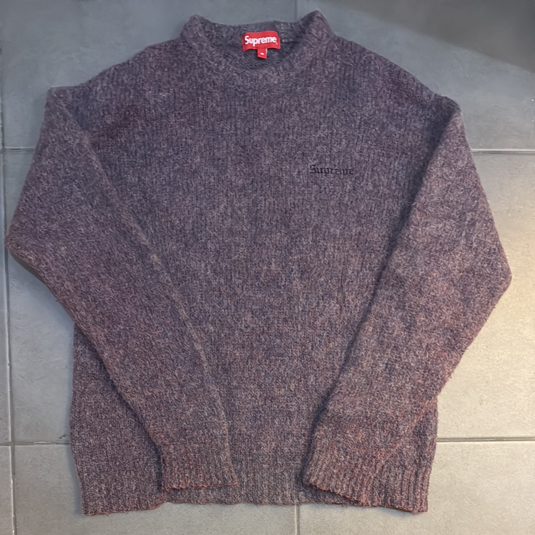 Supreme Mohair Sweater "Purple Mélange"