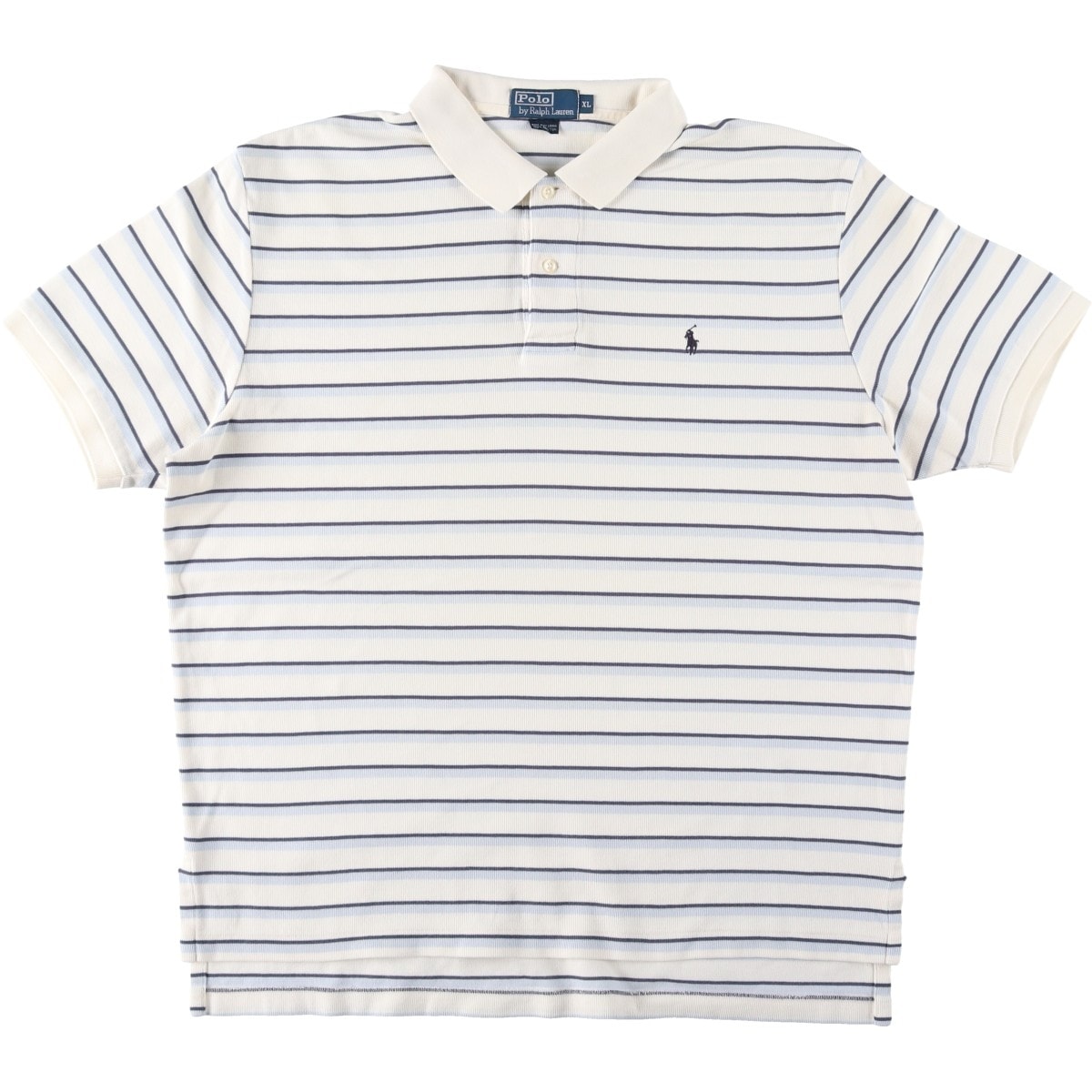 古着 ラルフローレン Ralph Lauren POLO by Ralph Lauren 半袖 ボーダー ポロシャツ メンズXL相当/eaa643592