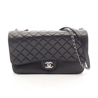 シャネル CHANEL マトラッセ ショルダーバッグ バッグ ラムスキン(羊革) レディース ブラック系 【中古】