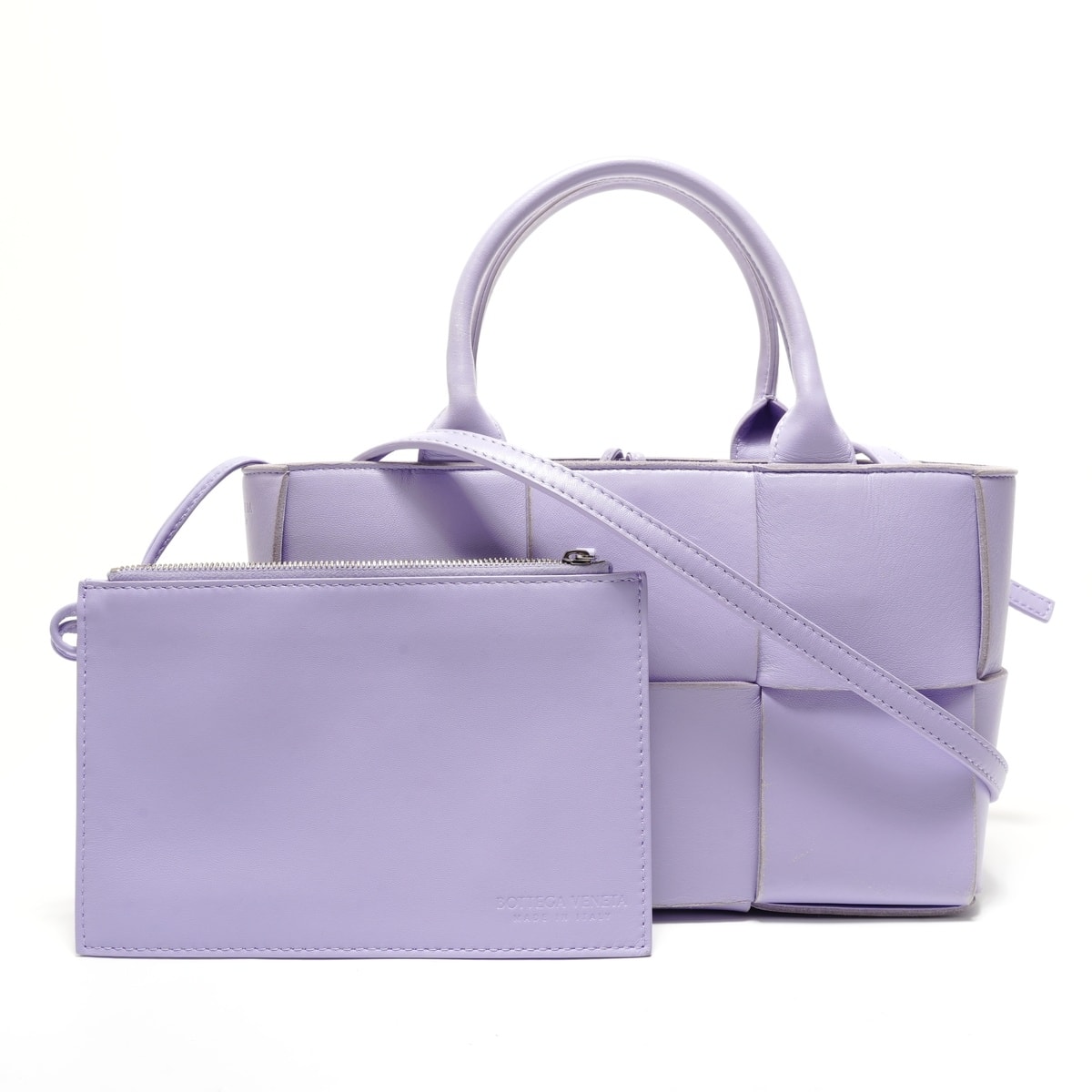 ボッテガヴェネタ BOTTEGAVENETA マキシイントレチャート 2WAY ザ アルコ ハンドバッグ【中古】