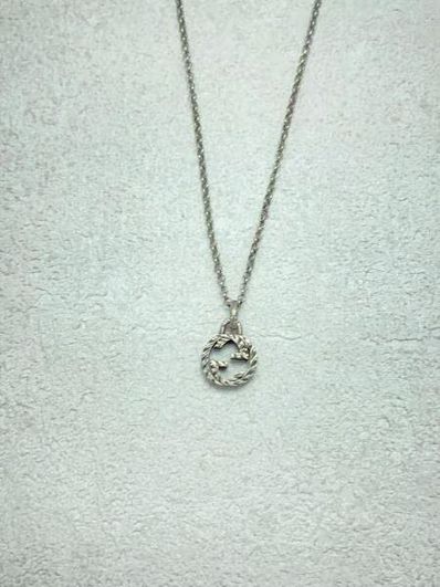 GUCCI Interlocking G Pendant Necklace