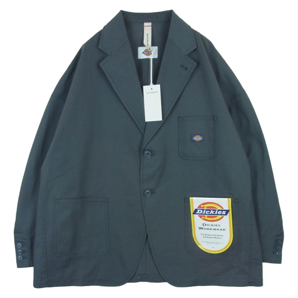 SHINYAKOZUKA シンヤコヅカ 2601SK118 His JK With Dickies ディッキーズ 別注 T/C TWILL 2B テーラード ジャケット チャコール系 CHARCOAL S【極上美品】【中古】