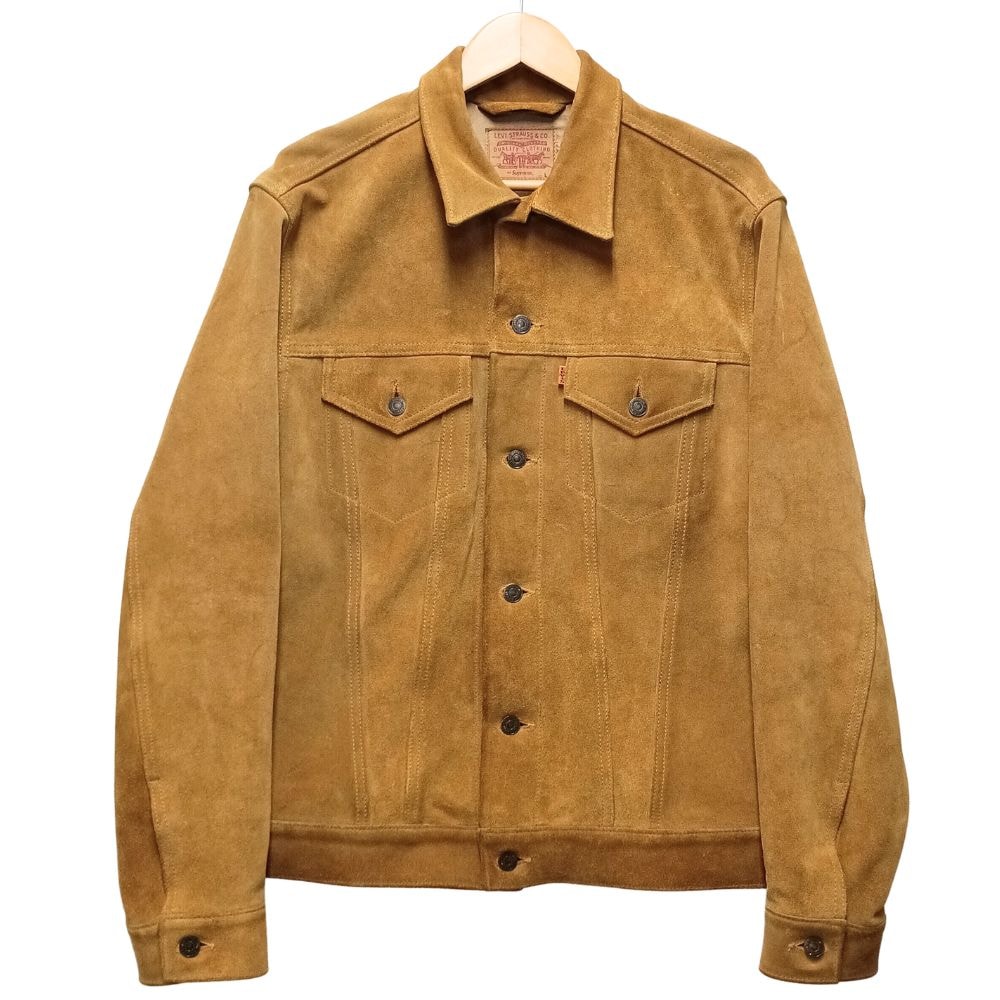 SUPREME シュプリーム × Levis リーバイス 3rd スウェード トラッカージャケット ブルゾン 55732