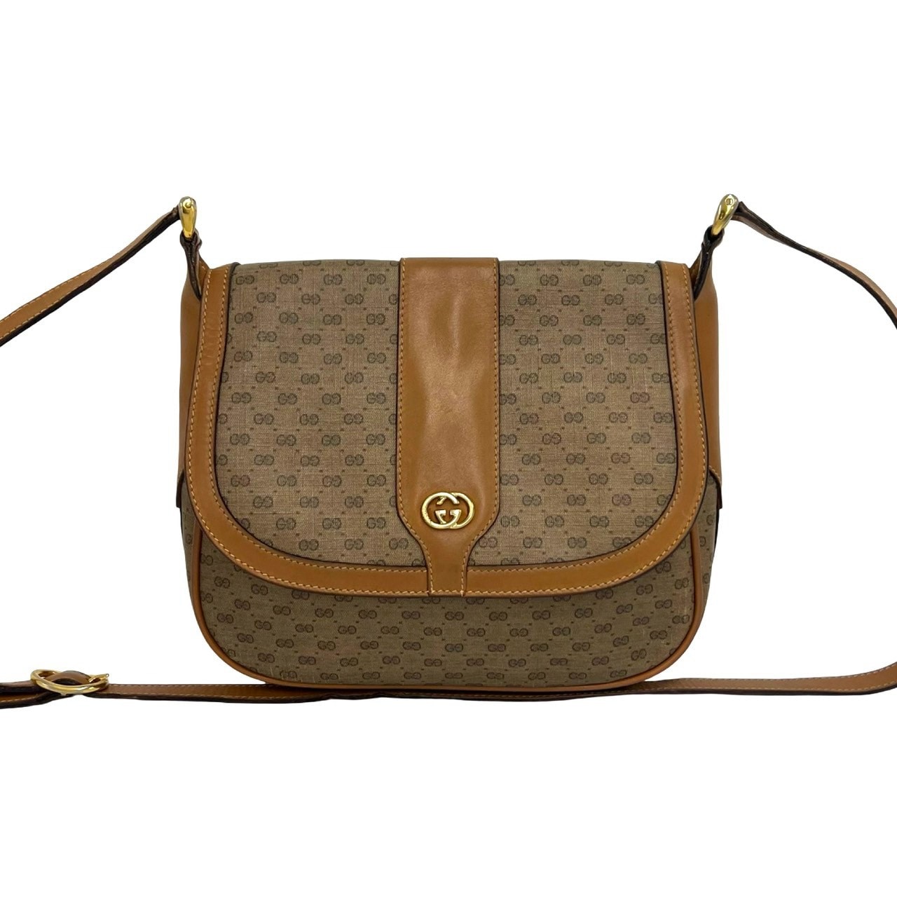 B (目立った傷や汚れなし)】GUCCI グッチ マイクロGG ロゴ 柄 レザー