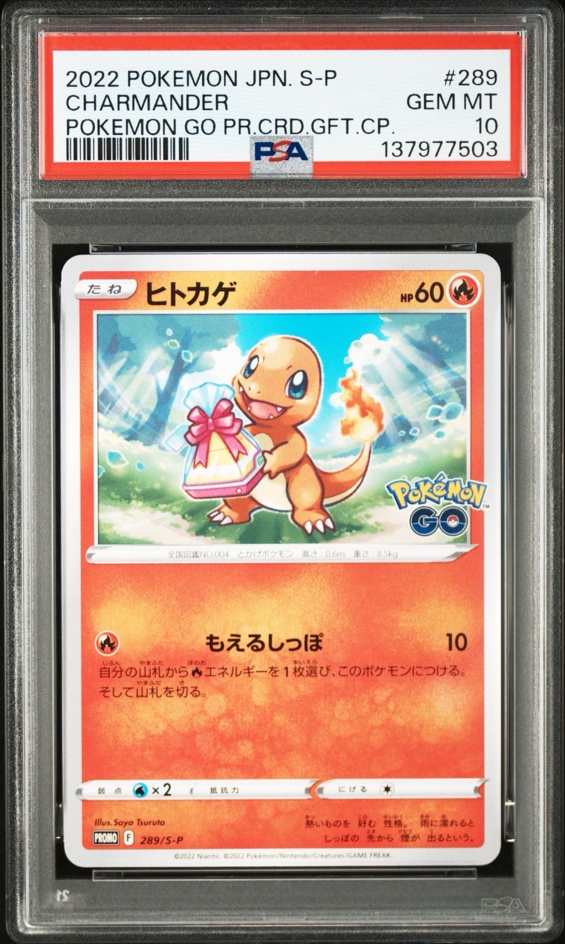 ヒトカゲ P [S-P 289](プロモーションカード「ポケモン GO ギフトキャンペーン」)