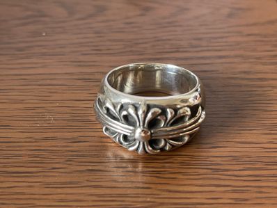 Chrome Hearts Floral Cross Ring "Silver"