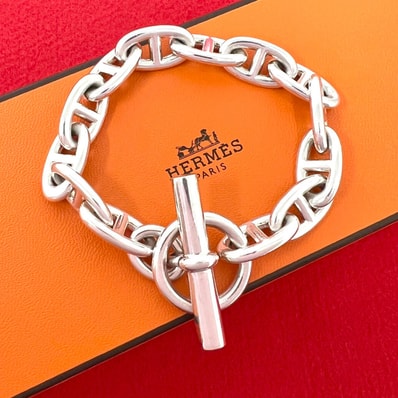 HERMES エルメス シェーヌダンクル GM 13コマ ブレスレット シルバー925 ブレスレット シルバー
45311