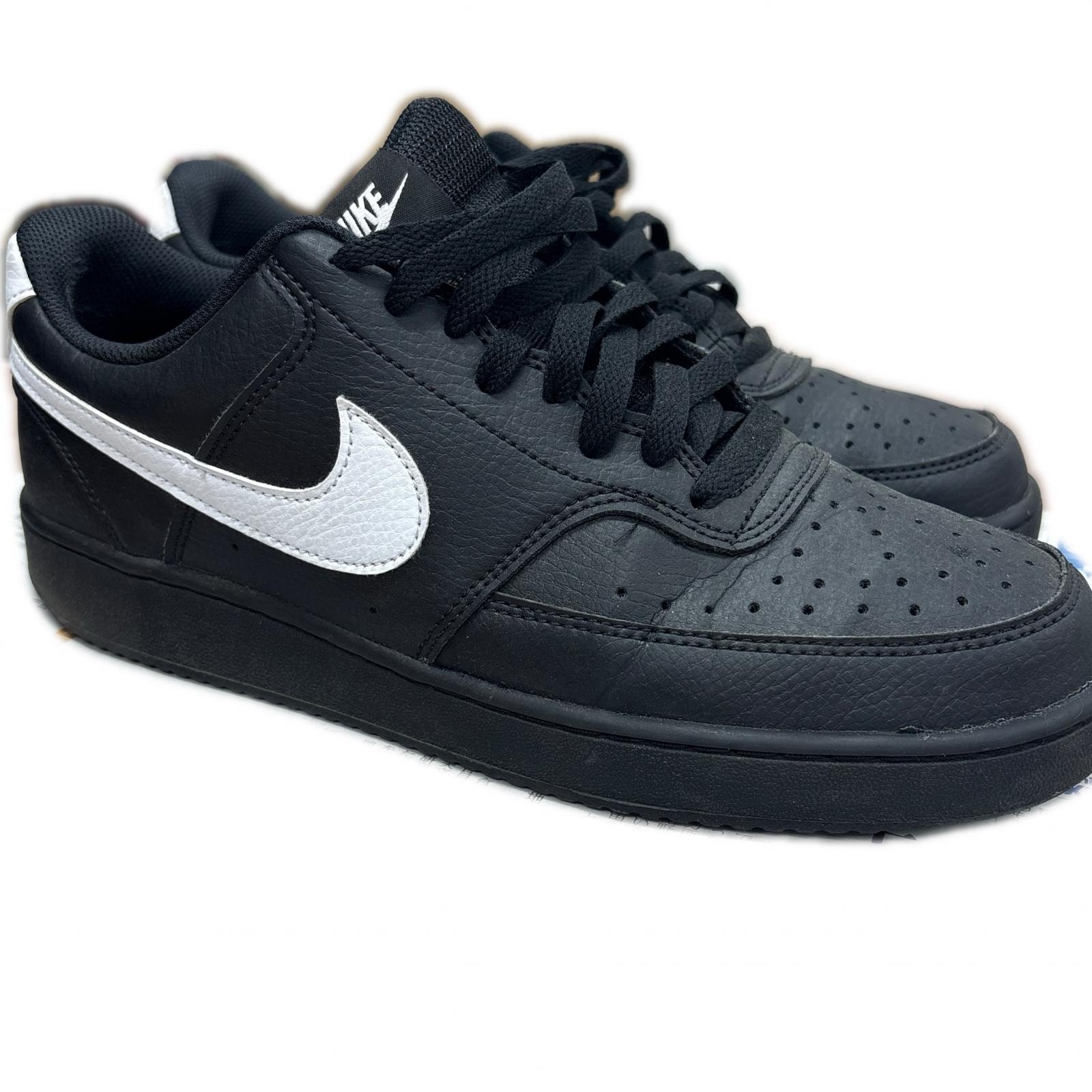 NIKE ナイキ コートビジョン スニーカー ブラック/ホワイト FZ0630-010 メンズ【中古】