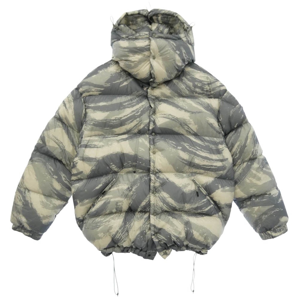 MONCLER モンクレール HYKE ハイク H209K1A00001 Galenstock Short Down Puffer Jacket ハイク ガレンストック 迷彩柄 カモフラージュ ショート ダウン ジャケット グレー系 1【中古】