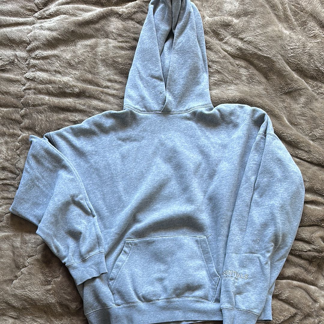 FEAR OF GOD ESSENTIALS 3M Logo Pullover Hoodie "Grey"
